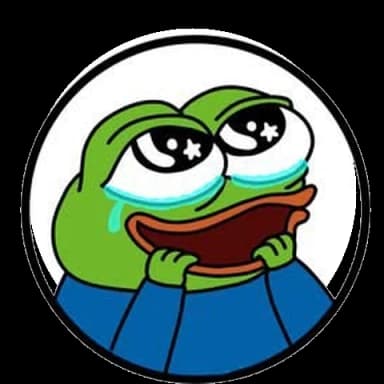 Pepe climbing out of the USDC coin